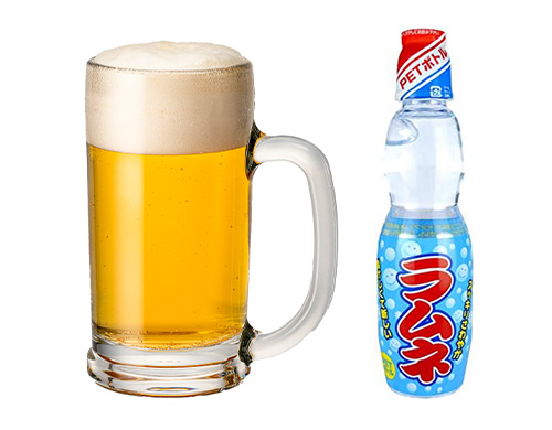 ビール、ソフトドリンク各種